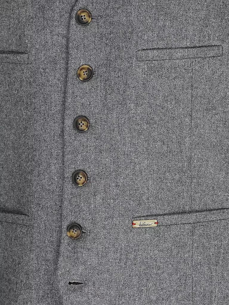 LUIS TRENKER | Gilet traditionnel LUSEBASTIAN | Gris