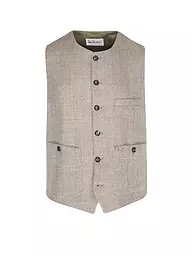LUIS TRENKER | Gilet traditionnel LUSVEN | Marron clair