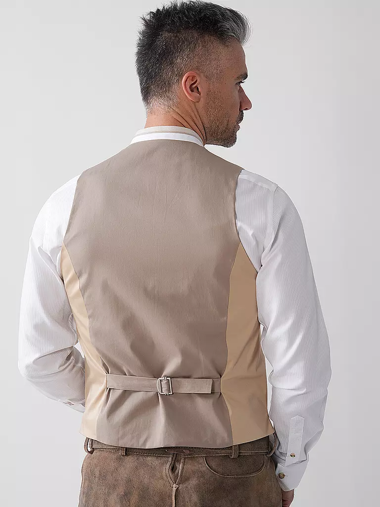 LUIS TRENKER | Gilet traditionnel | Crème