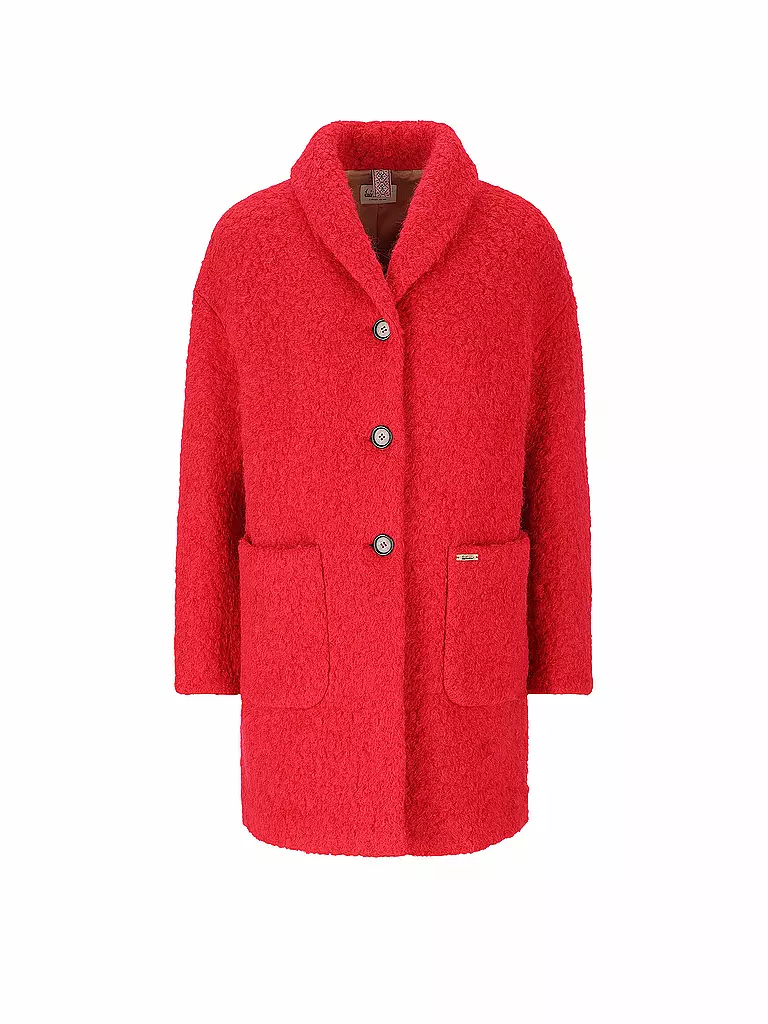 LUIS TRENKER | Manteau en laine LUGEMMA | rot