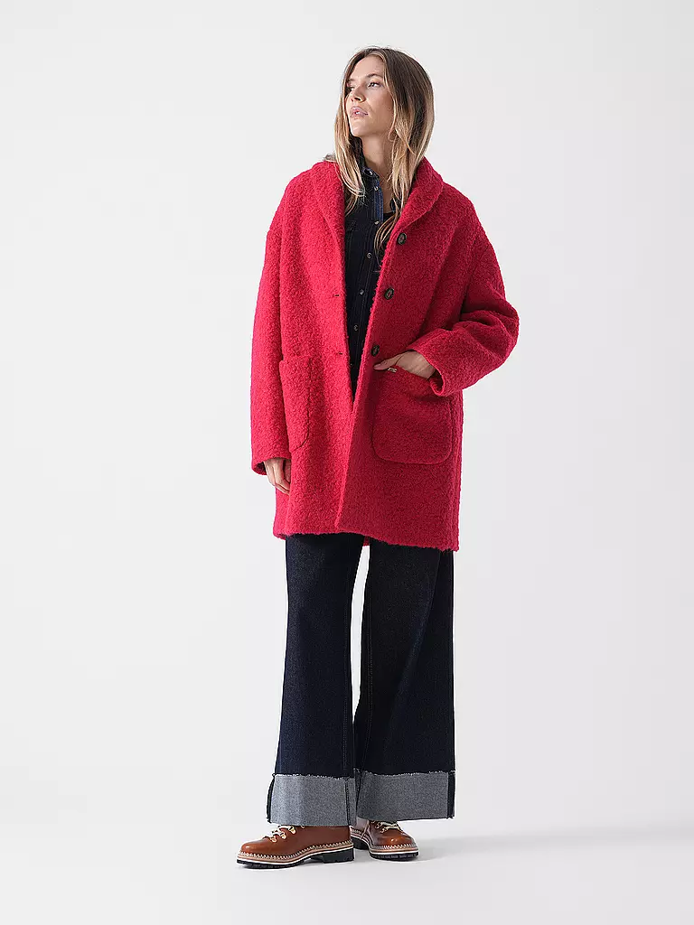 LUIS TRENKER | Manteau en laine LUGEMMA | rot