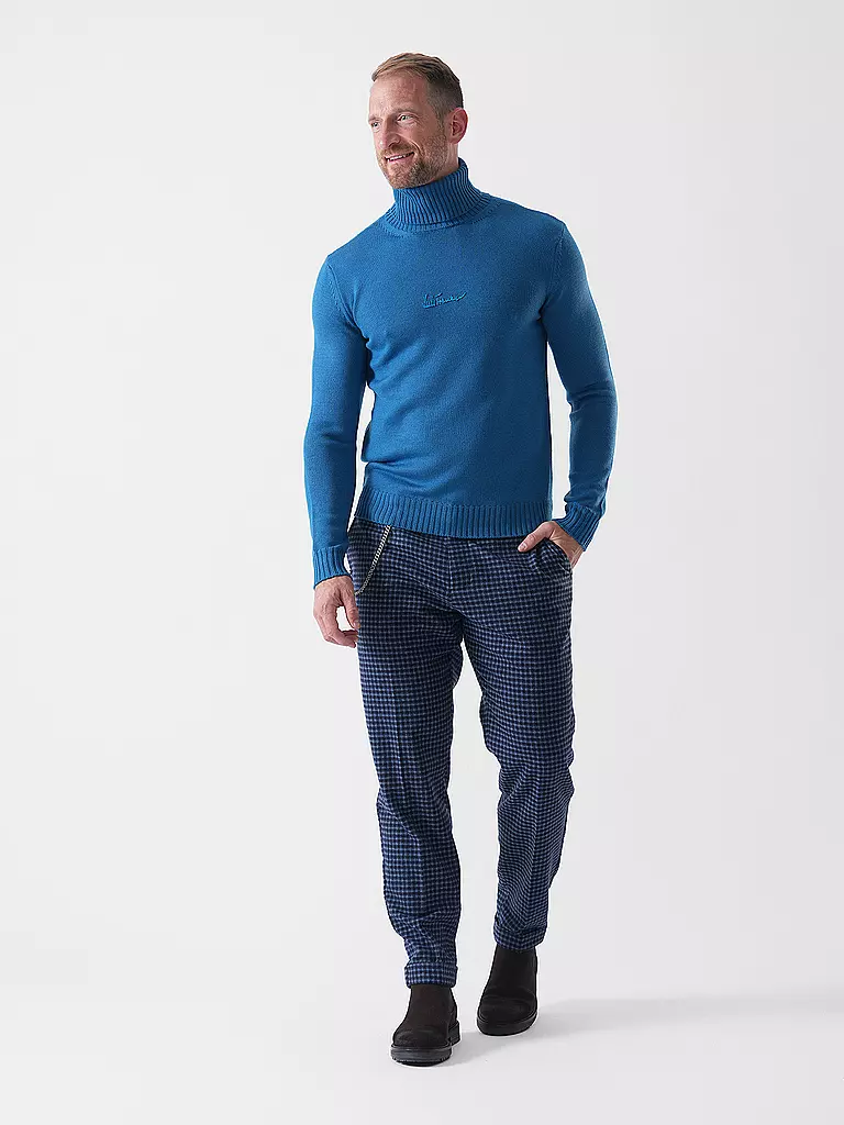 LUIS TRENKER | Pull traditionnel LUWALBERT | Bleu