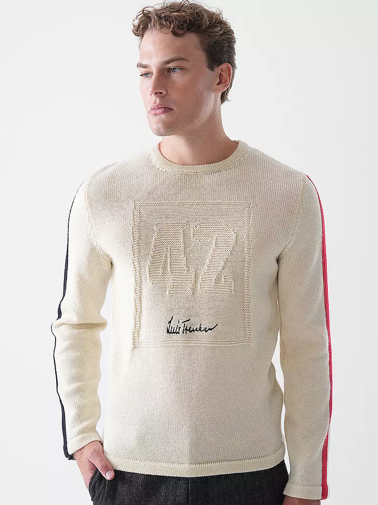 LUIS TRENKER | Pull traditionnel LUWOLFRAM | Crème