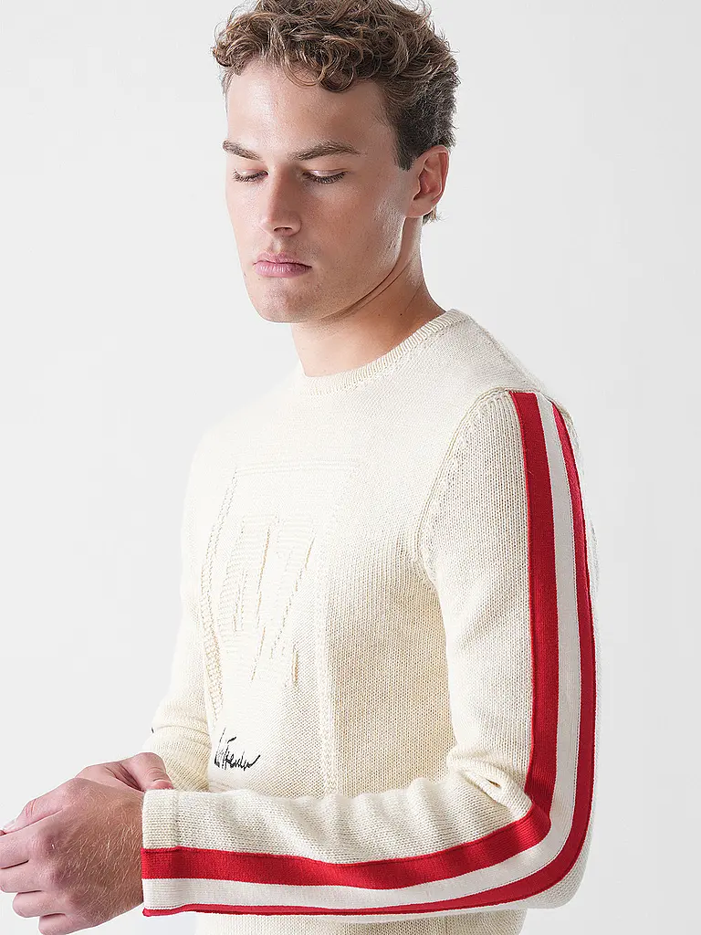 LUIS TRENKER | Pull traditionnel LUWOLFRAM | Crème