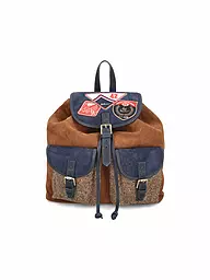 LUIS TRENKER | Sac à dos traditionnel LUMARCEL bleu foncé | Bleu