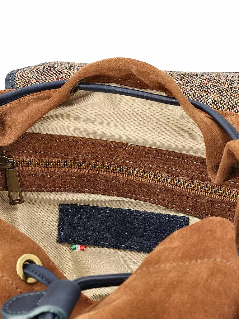 LUIS TRENKER | Sac à dos traditionnel LUMARCEL bleu foncé | 