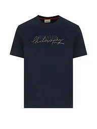 LUIS TRENKER | T-Shirt PHILOSOPHIST | Bleu foncé