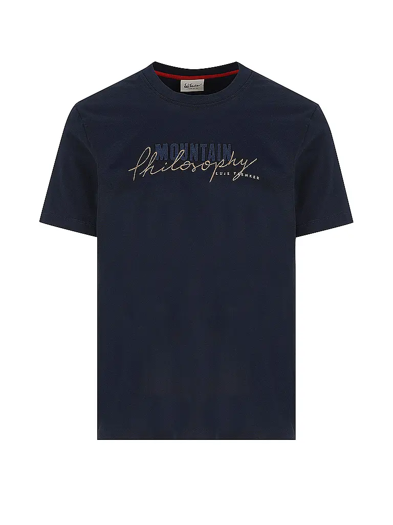 LUIS TRENKER | T-Shirt PHILOSOPHIST | Bleu foncé
