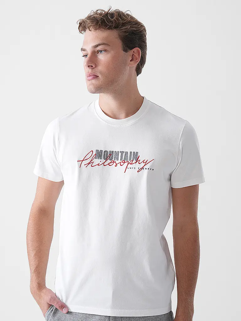 LUIS TRENKER | T-Shirt PHILOSOPHIST | Blanc