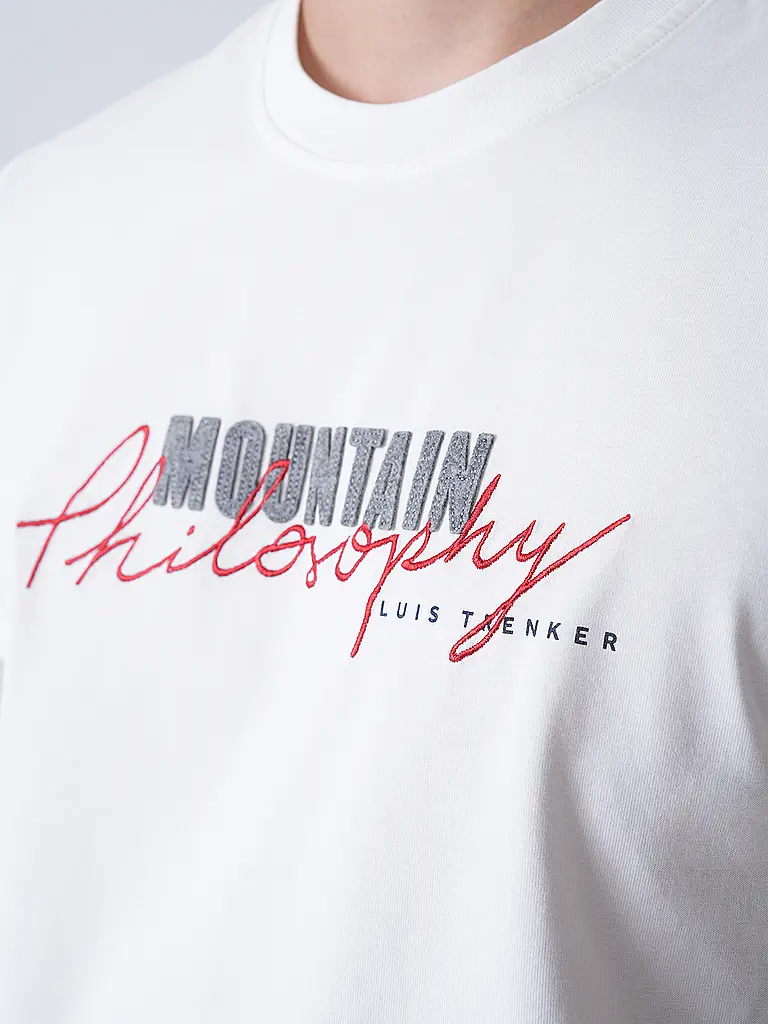 LUIS TRENKER | T-Shirt PHILOSOPHIST | Blanc