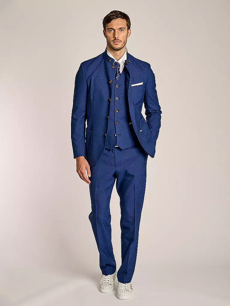 LUIS TRENKER | Trachtensakko LUSANDRO COOL WOOL | Bleu