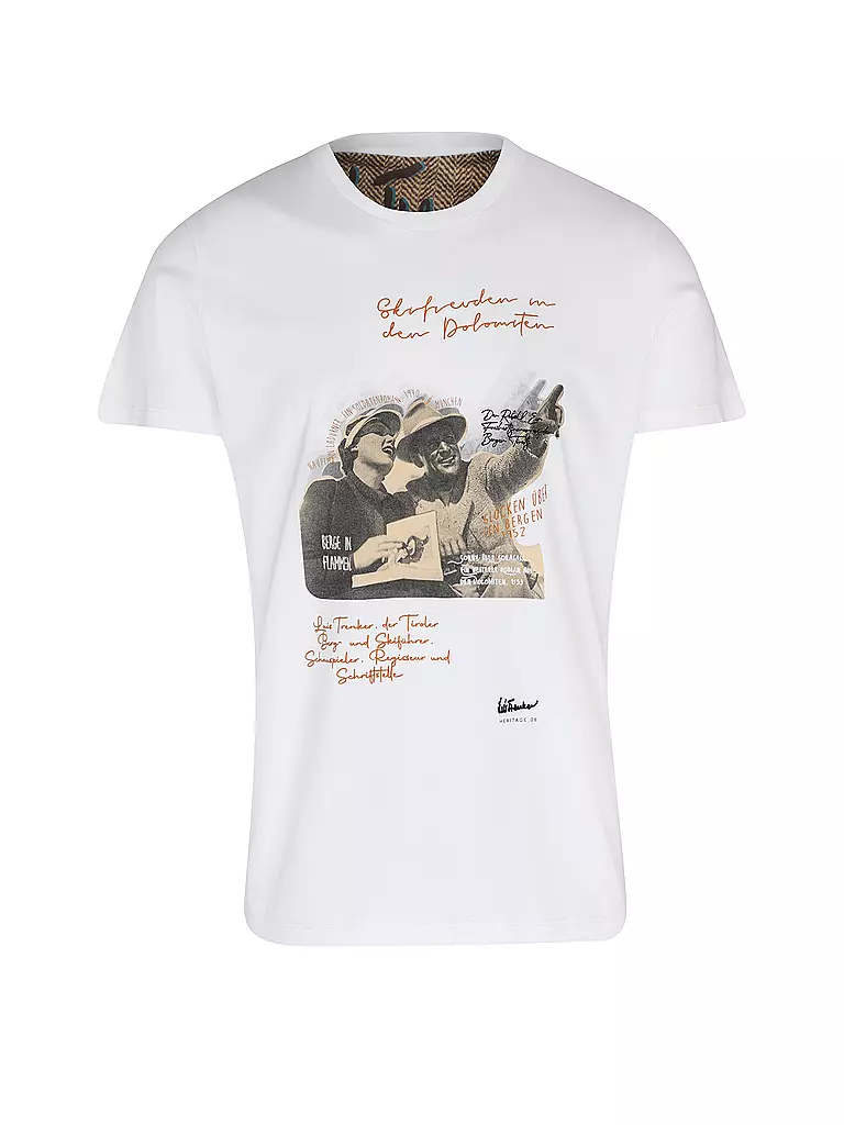 LUIS TRENKER | Trachtenshirt LULUIS  | Blanc