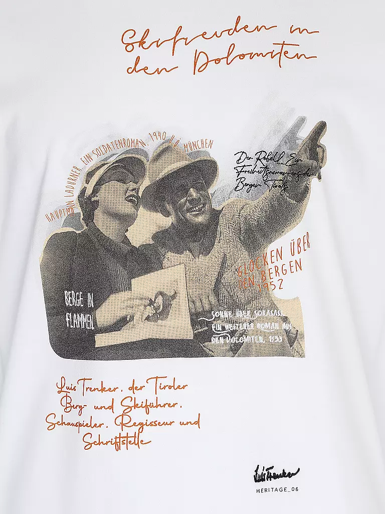 LUIS TRENKER | Trachtenshirt LULUIS  | Blanc