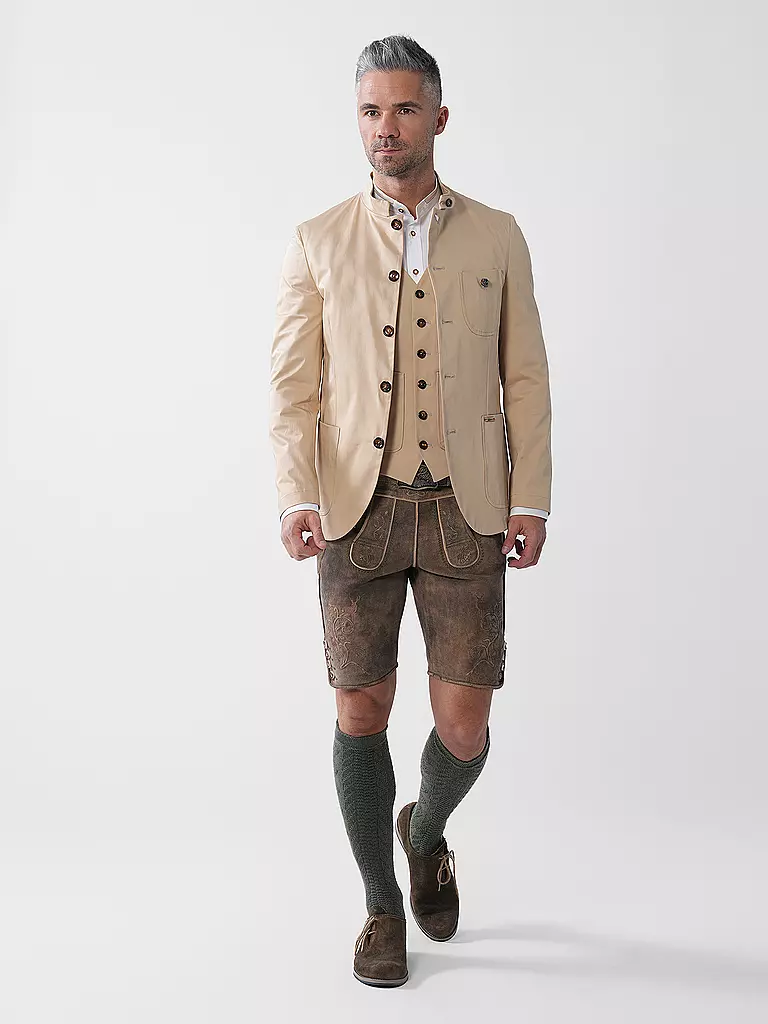 LUIS TRENKER | Veste de costume traditionnelle | Crème