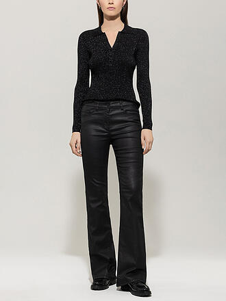 LUISA CERANO | Pantalon évasé aspect cuir