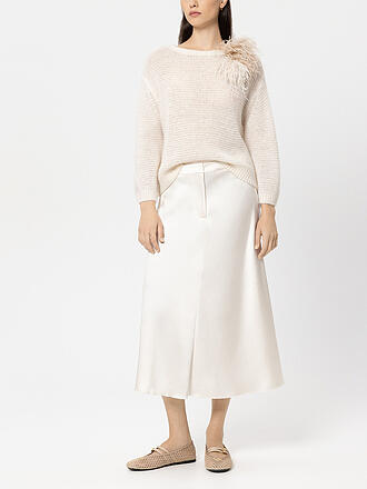 LUISA CERANO | Nom du produit: Jupe midi
Marque: LUISA CERANO
Couleur: crème
Catégories: Mode,Femme

Matériel: Polyester / Polyamide,Satin
Motif: Uni
Style: Pure