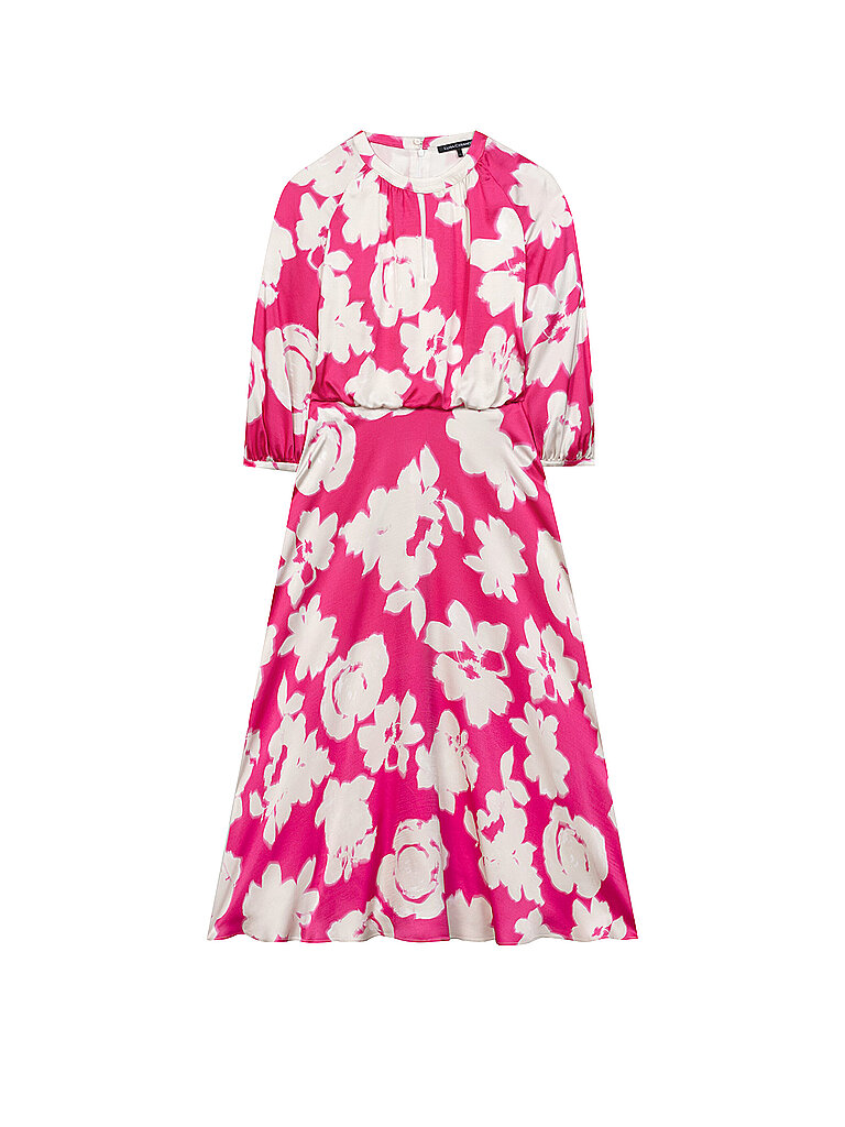 Luisa Cerano Maxi-robe rose 42