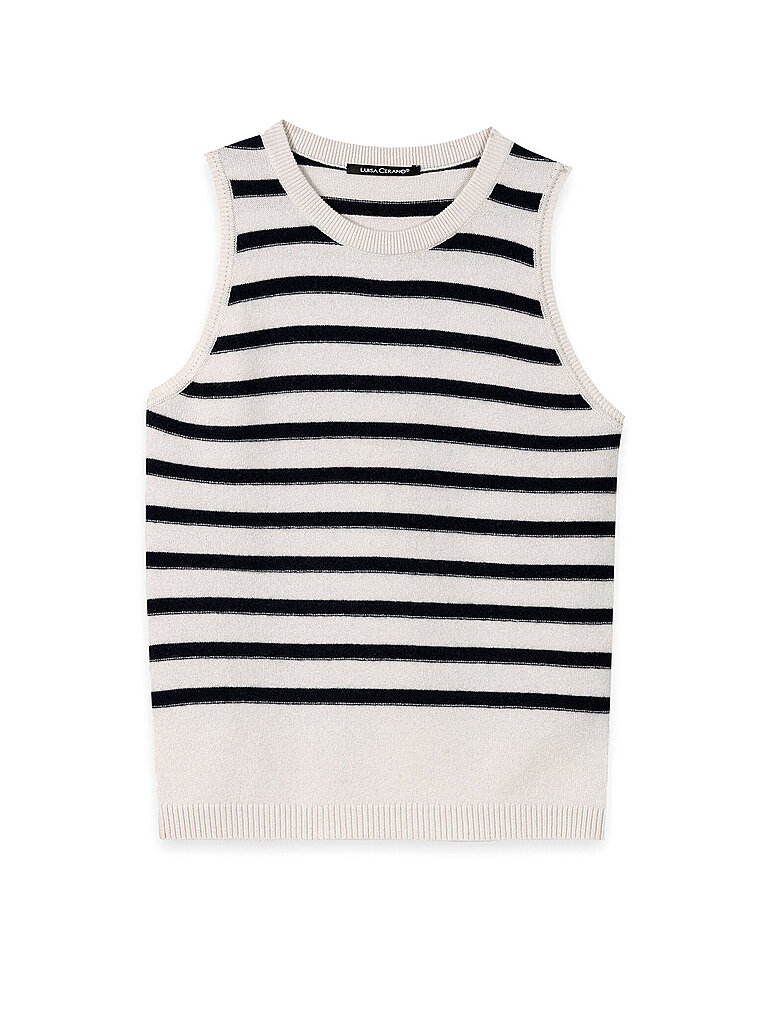 Luisa Cerano Top bleu marine 42