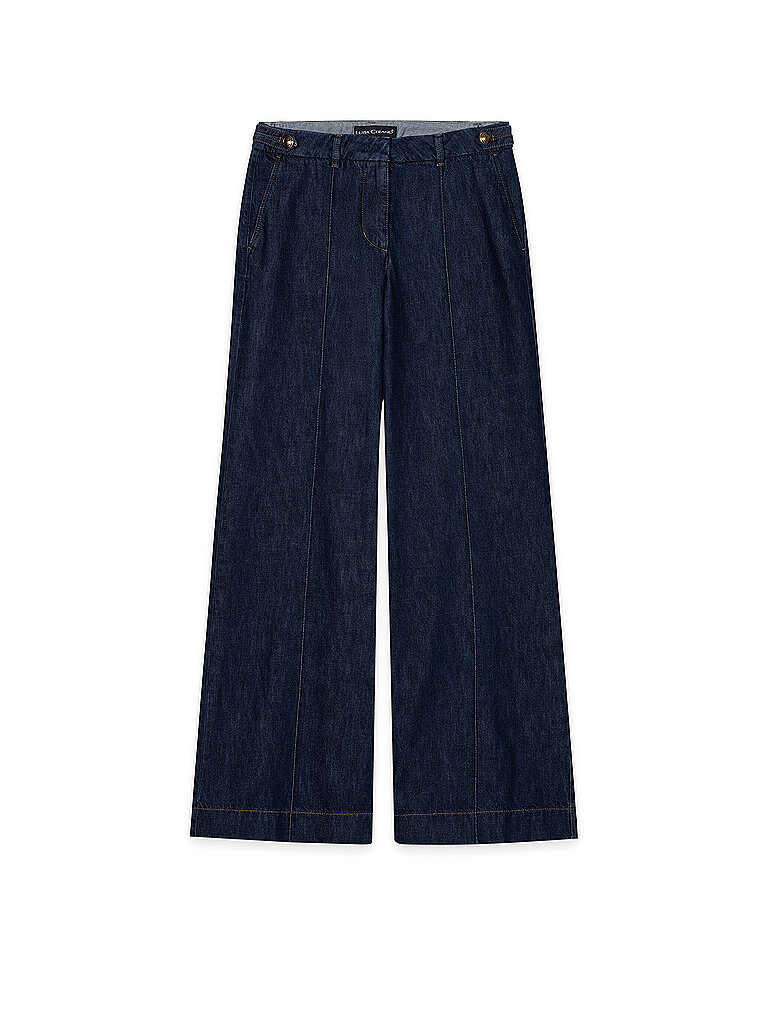 Jeans Jambe Large bleu marine 34
