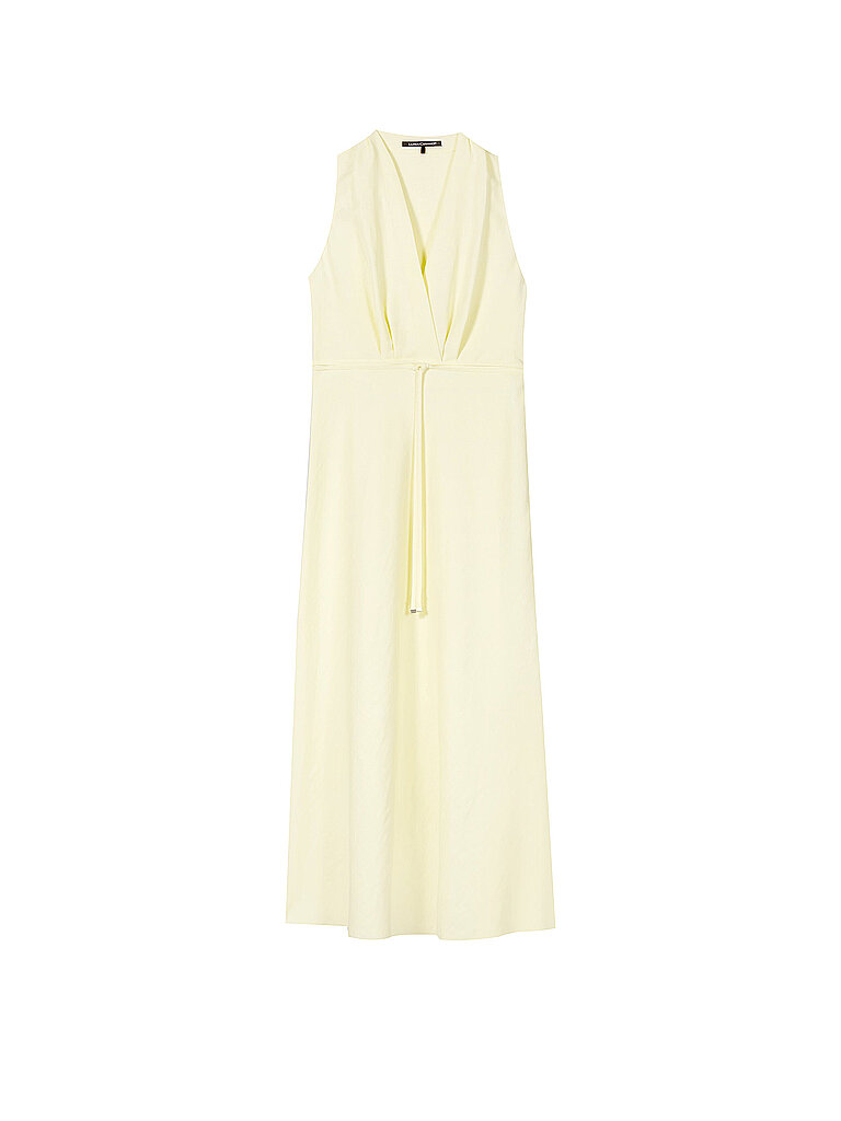 Luisa Cerano Robe midi jaune 40