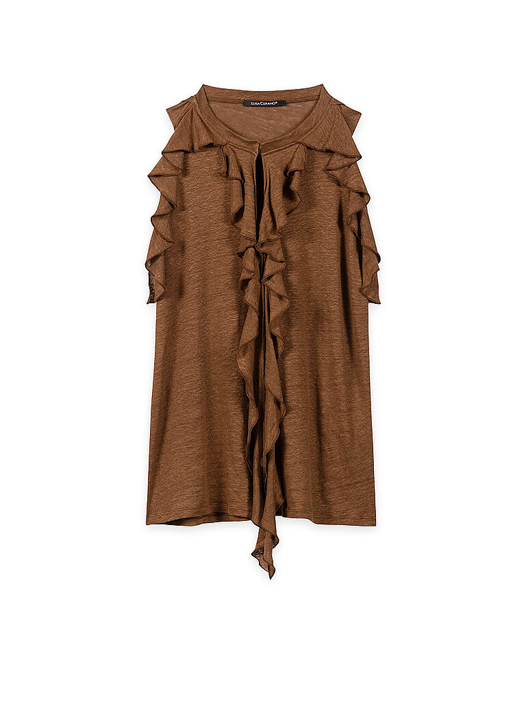 Luisa Cerano T-shirt marron 42