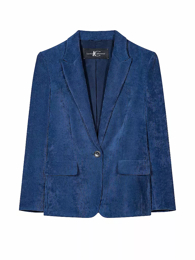 LUISA CERANO | Blazer en velours côtelé | Bleu