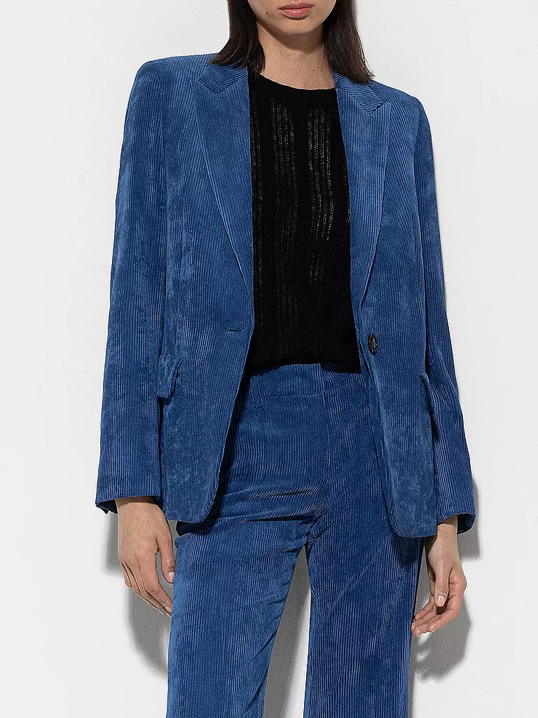 LUISA CERANO | Blazer en velours côtelé | Bleu