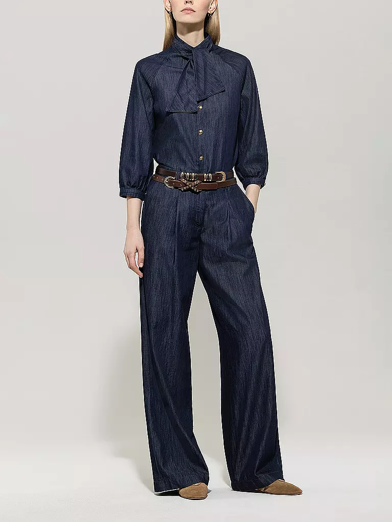 LUISA CERANO | Blouse en jean | blau