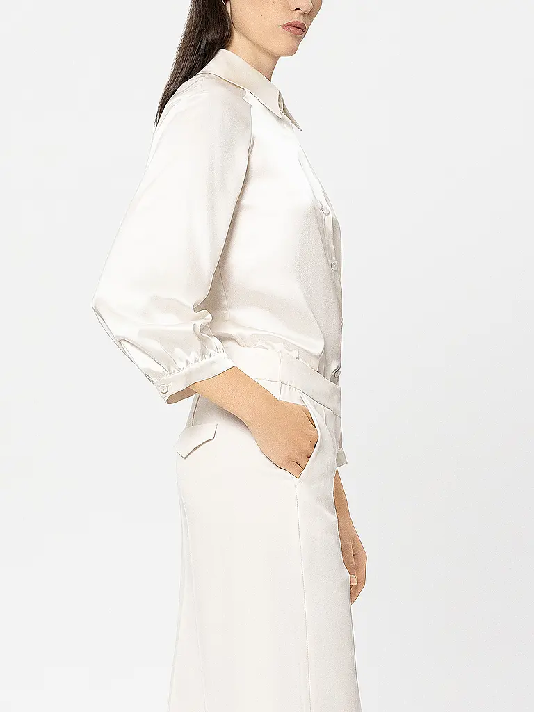 LUISA CERANO | Blouse en soie | Crème