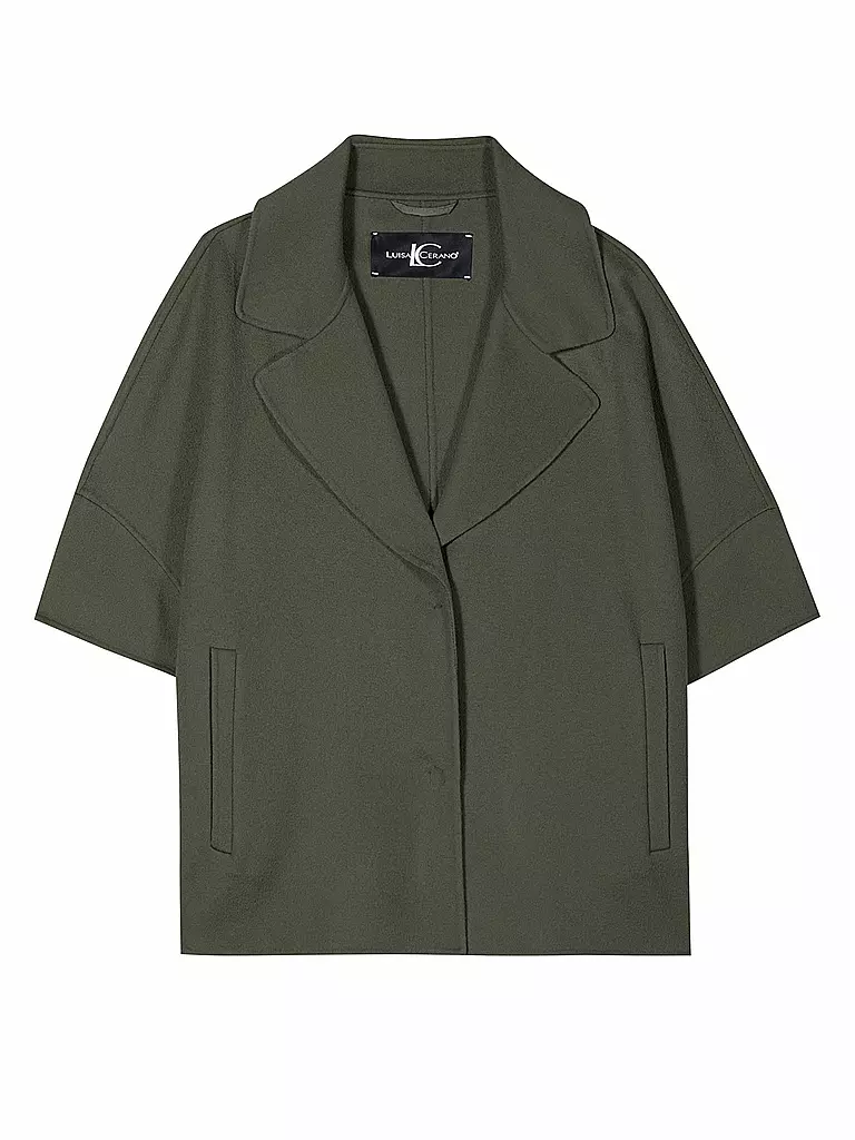 LUISA CERANO | Cape - Poncho | Olive
