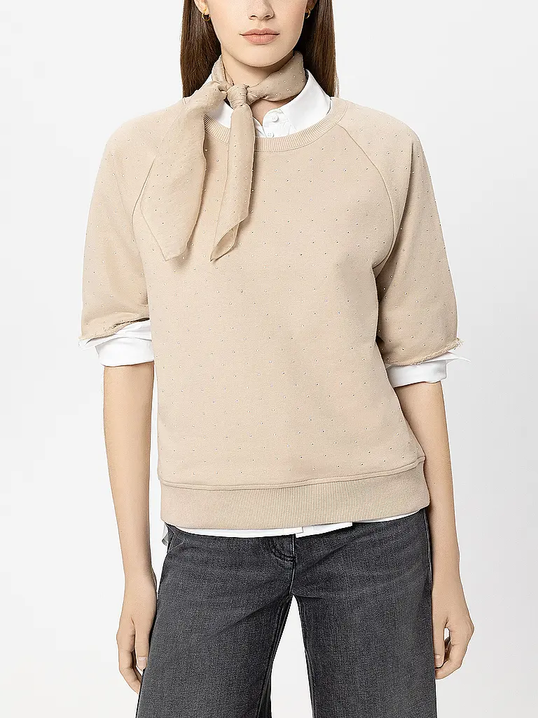 LUISA CERANO | Foulard en soie | Camel