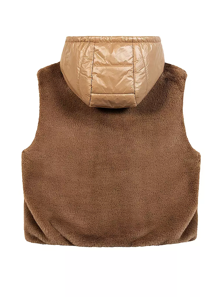 LUISA CERANO | Gilet aspect fourrure |