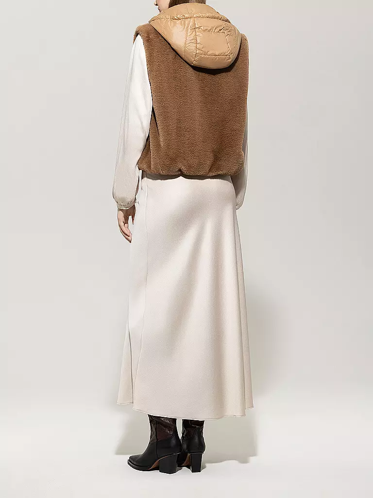 LUISA CERANO | Gilet aspect fourrure |