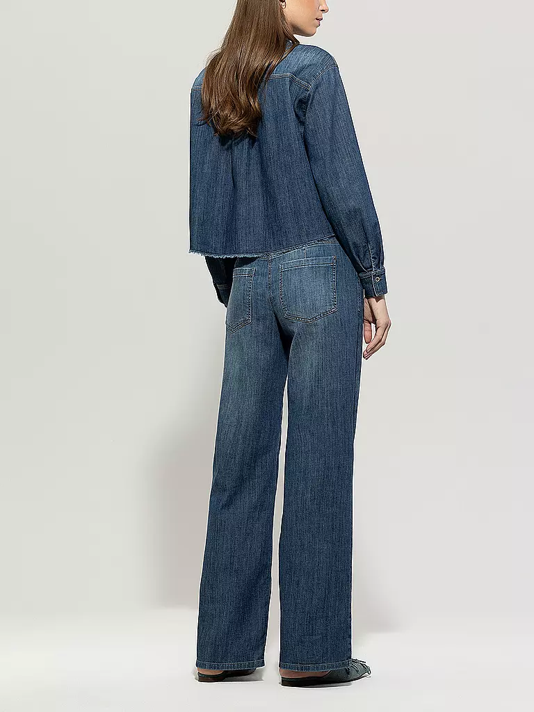 LUISA CERANO | Hose Wide Leg | Bleu