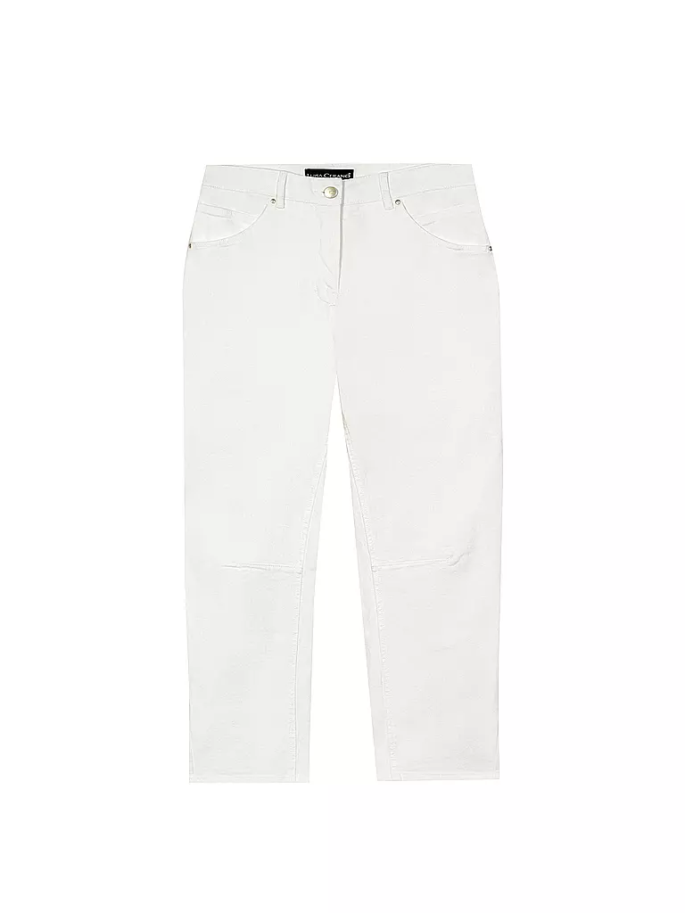 LUISA CERANO | Jeans 7/8 Coupe Droite | creme