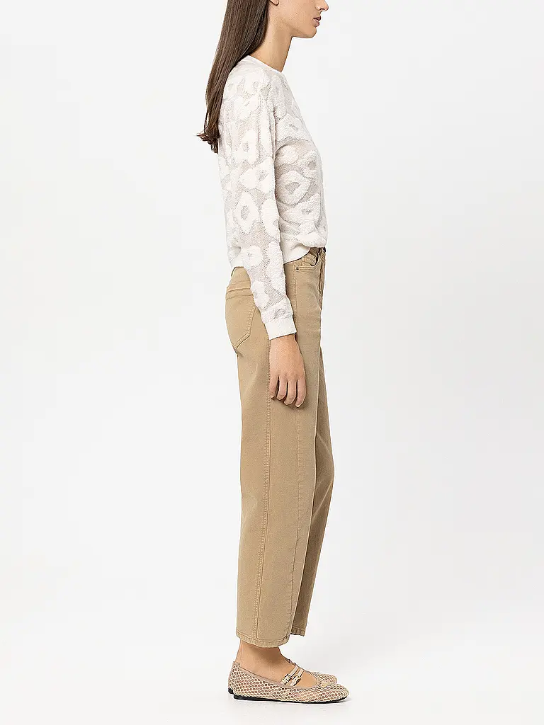 LUISA CERANO | Jeans Balloon Fit | Camel