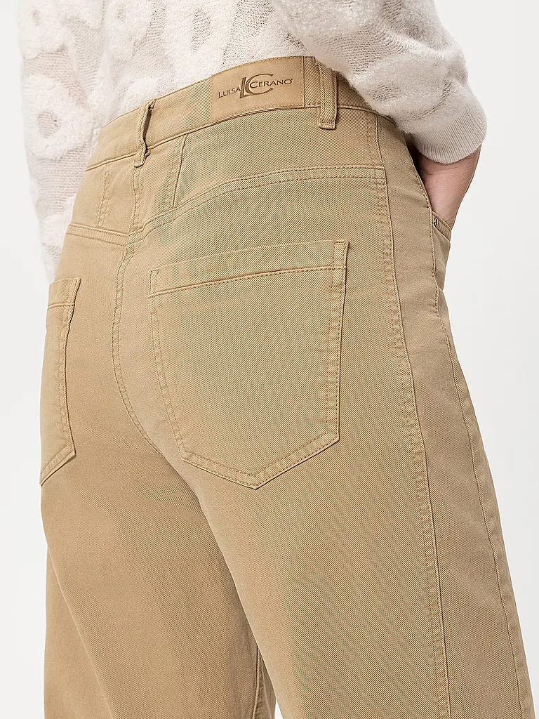 LUISA CERANO | Jeans Balloon Fit | Camel