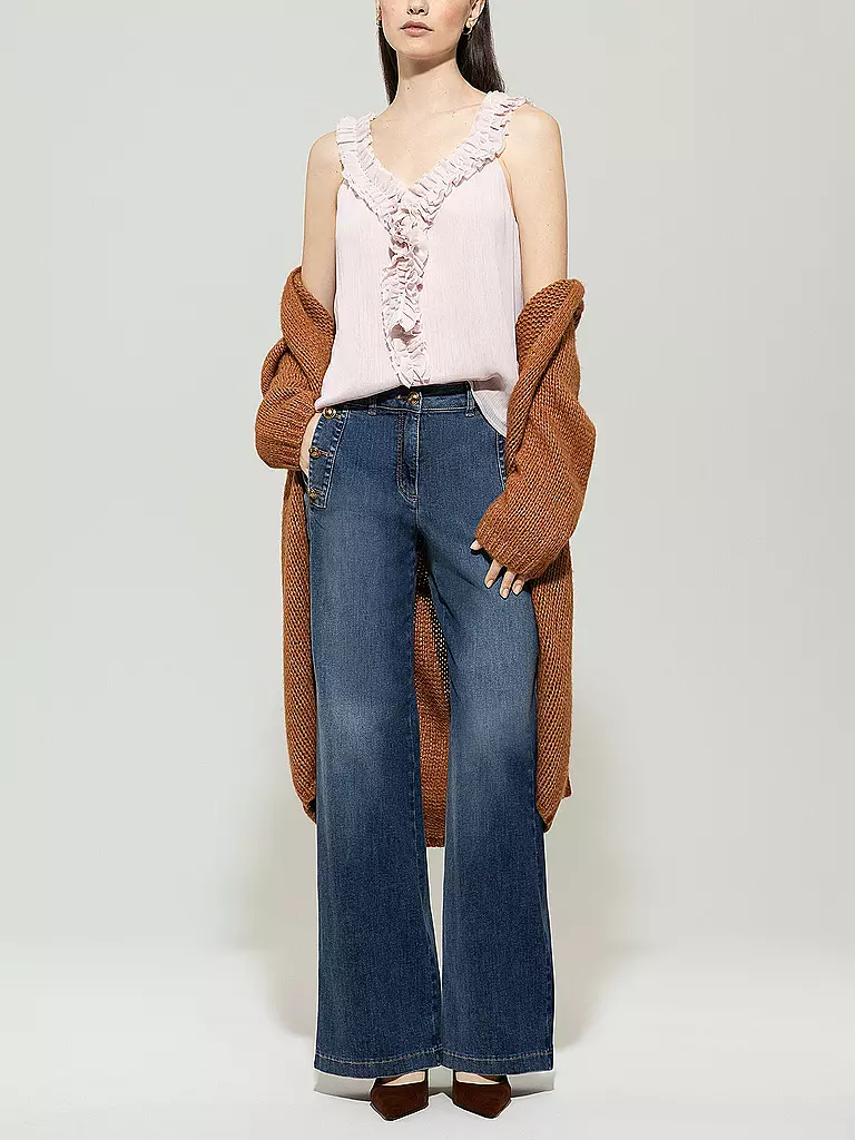 LUISA CERANO | Jeans Coupe Évasée | blau