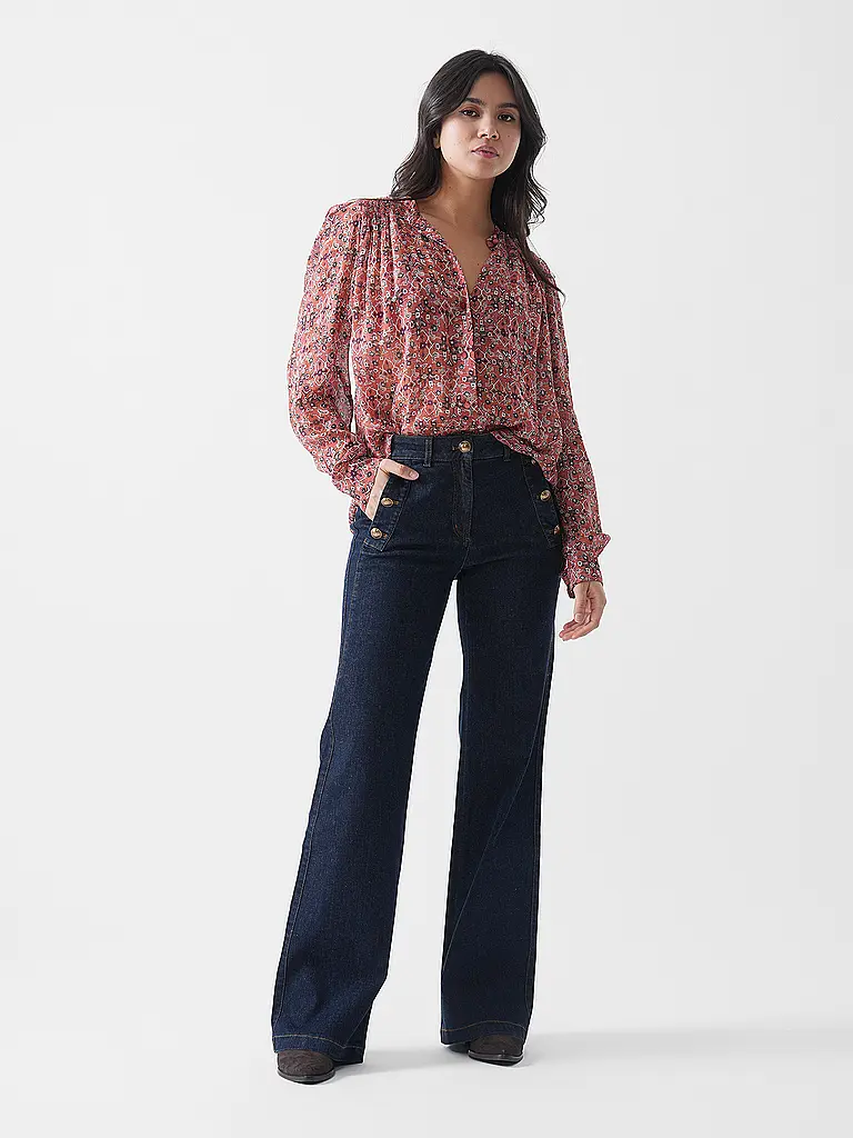 LUISA CERANO | Jeans Coupe Évasée | Bleu