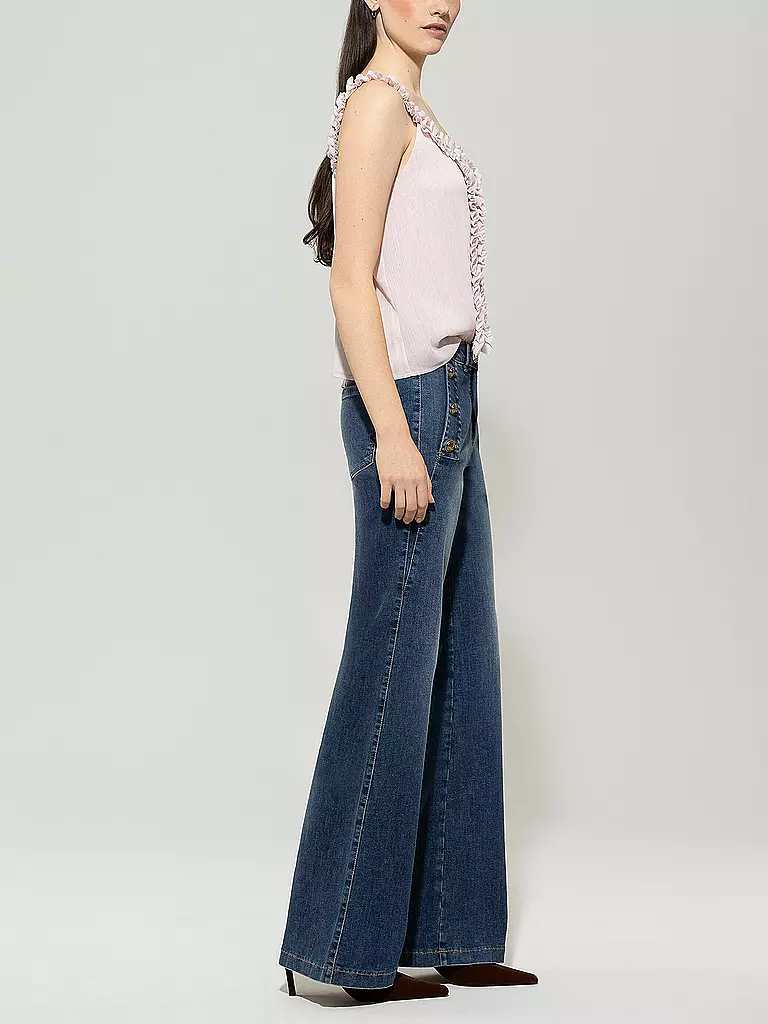 LUISA CERANO | Jeans Coupe Évasée | blau