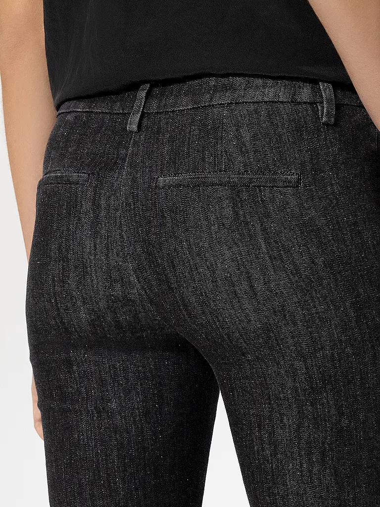 LUISA CERANO | Jeans Coupe Évasée | Noir