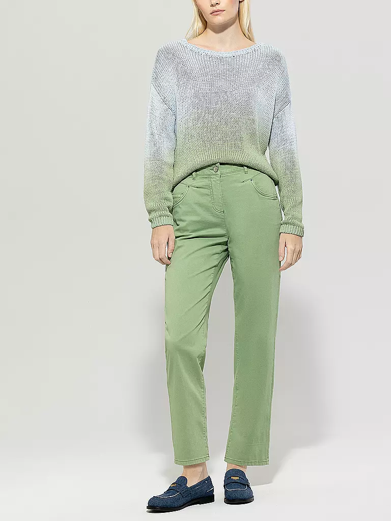 LUISA CERANO | Jeans Coupe Droite 7/8 | grün