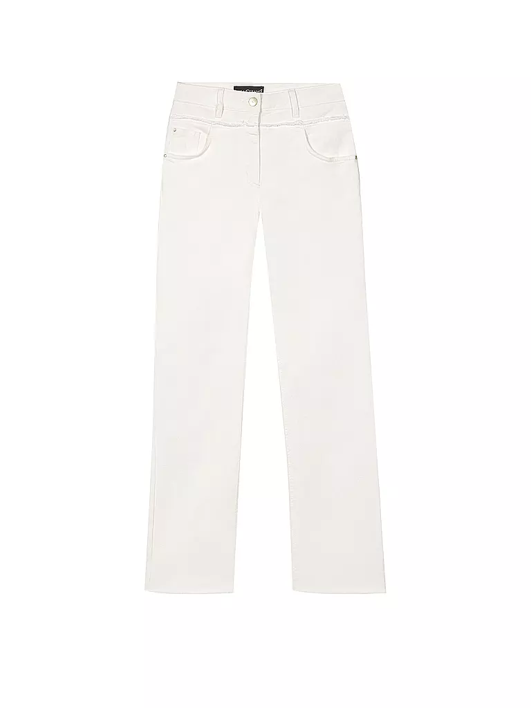 LUISA CERANO | Jeans coupe droite | creme