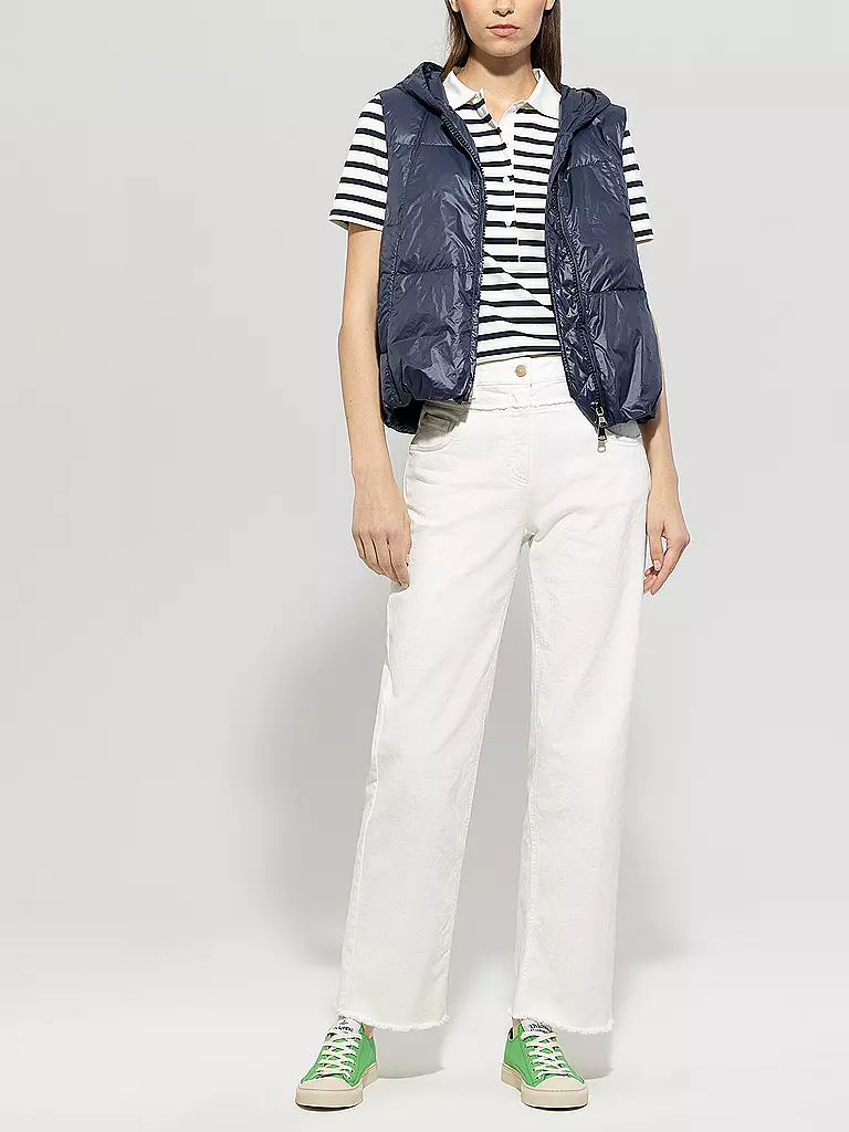 LUISA CERANO | Jeans coupe droite | creme