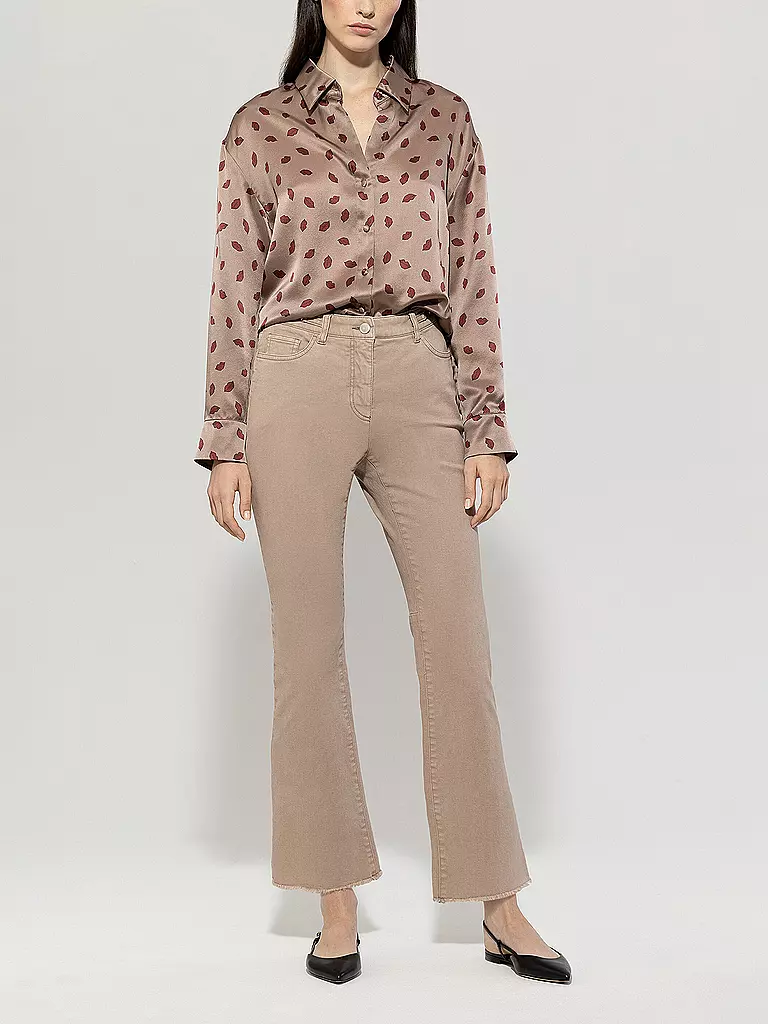 LUISA CERANO | Jeans Flared Fit | Marron