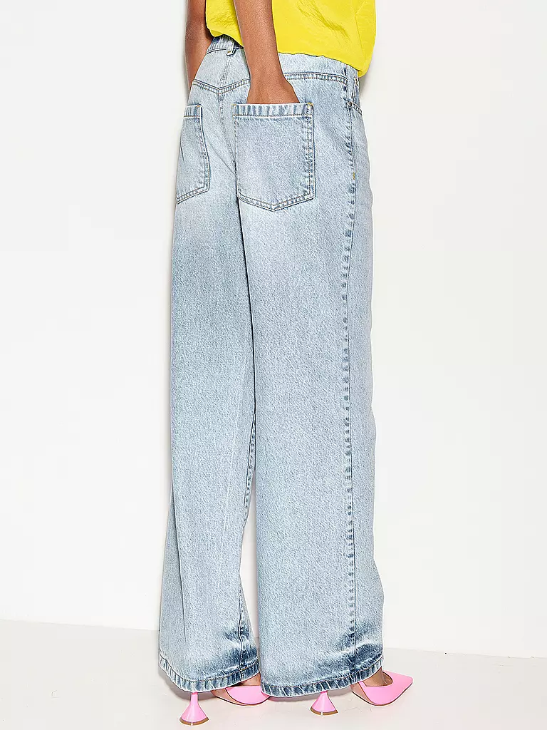 LUISA CERANO | Jeans Wide Leg  | Bleu foncé