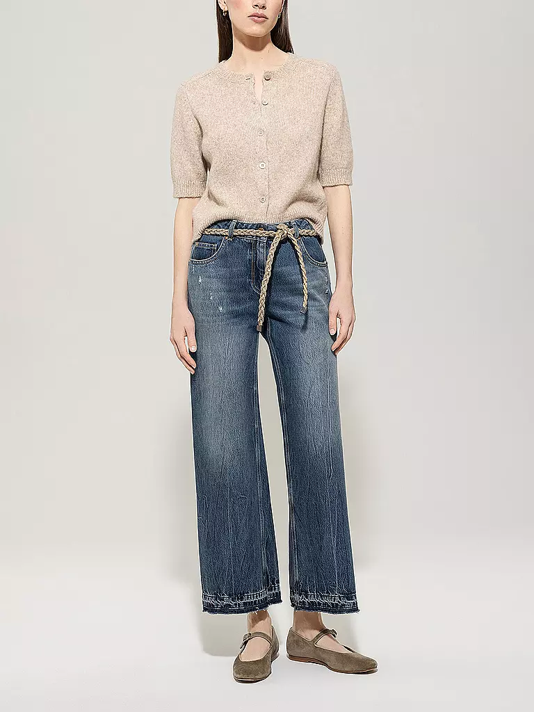 LUISA CERANO | Jeans Wide Leg | blau