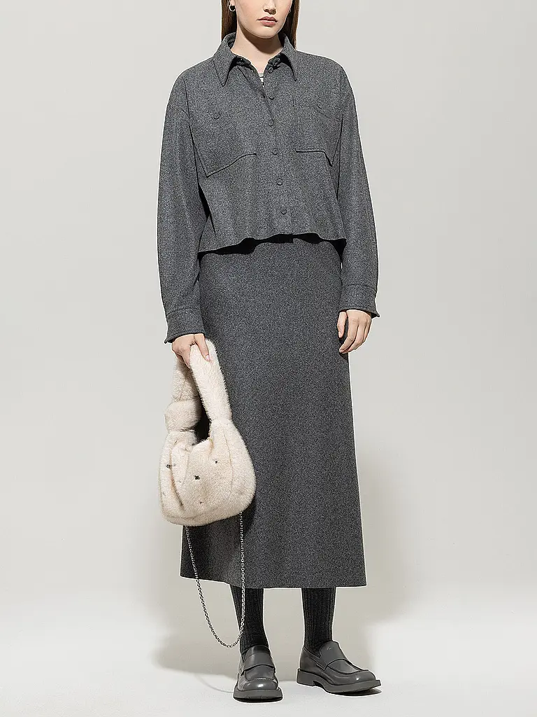 LUISA CERANO | Jupe midi | grau