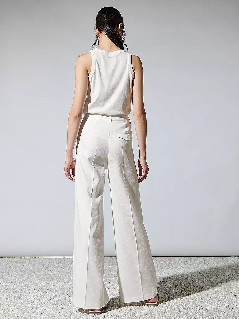 LUISA CERANO | Leinenhose | Blanc