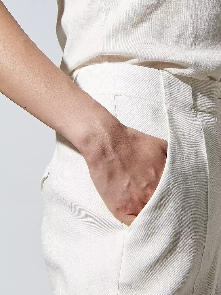 LUISA CERANO | Leinenhose | Blanc